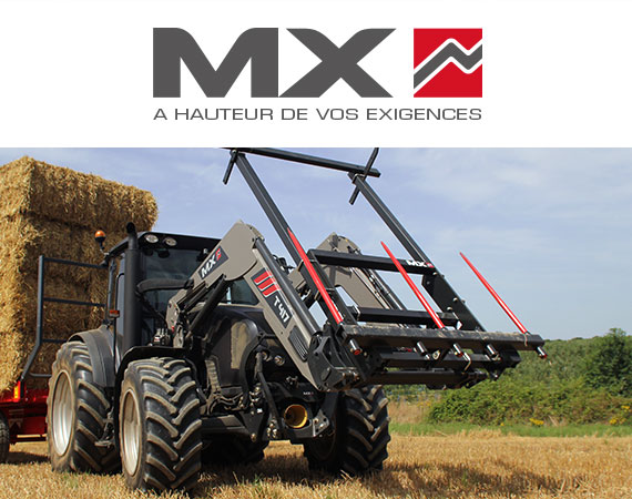 Accessoire chargeur frontal tracteur MX